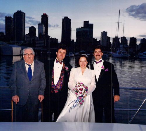 Dad, Andy, Jo Ann Parker 1993